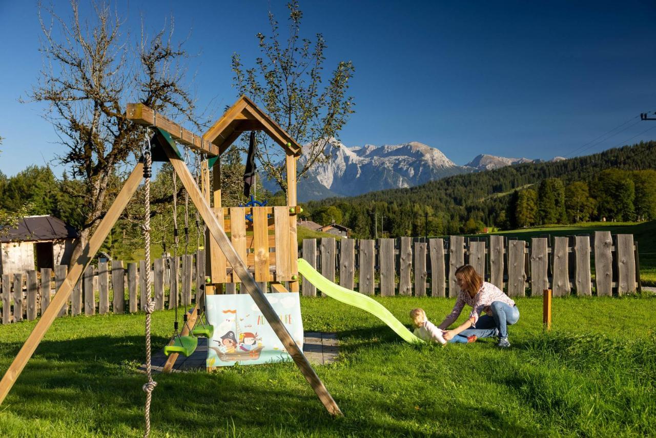 Ferienwohnung Roislerlehen Bischofswiesen Esterno foto